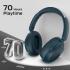 Monster Persona 3rd ANC Active Noise Cancelling Headphones, Over Ear Wireless Headphone Bluetooth with Mic, 70 Hours Playtime Bluetooth Headphones, Foldable Comfort Lightweight Headphone for Travel - Dark Blue